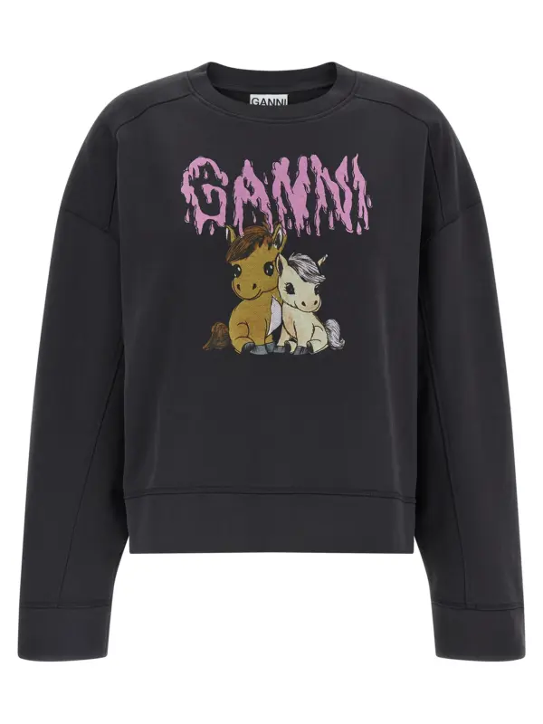 'Isoli' sweatshirt GANNI Black