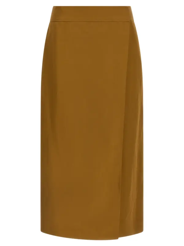 Wrap skirt ALBERTO BIANI Brown