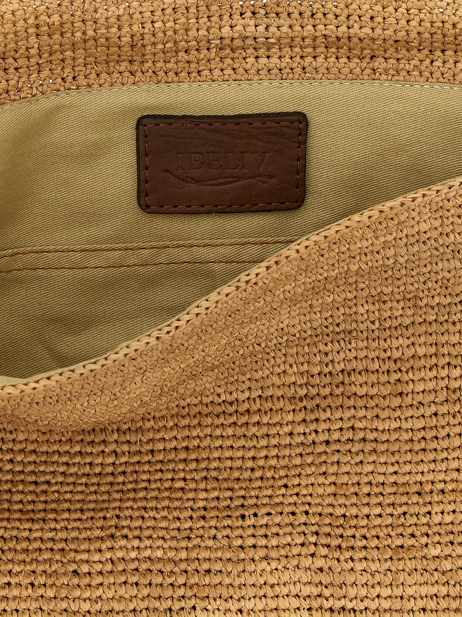 Сумка Ibeliv Lahady бежева 4 'Lahady' handbag 100% raffia IBELIV Beige