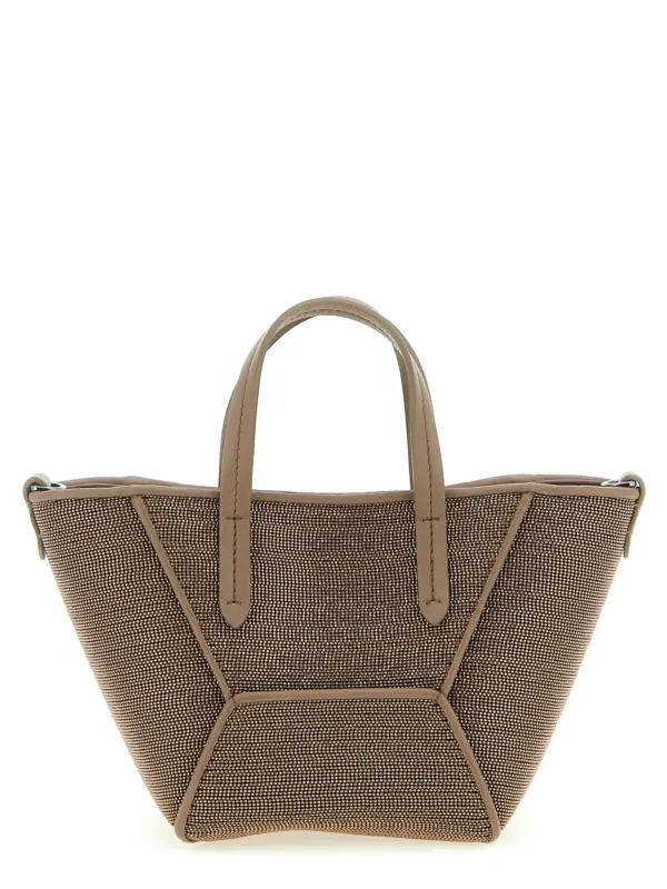 'BC Duo Precious' mini handbag BRUNELLO CUCINELLI Brown