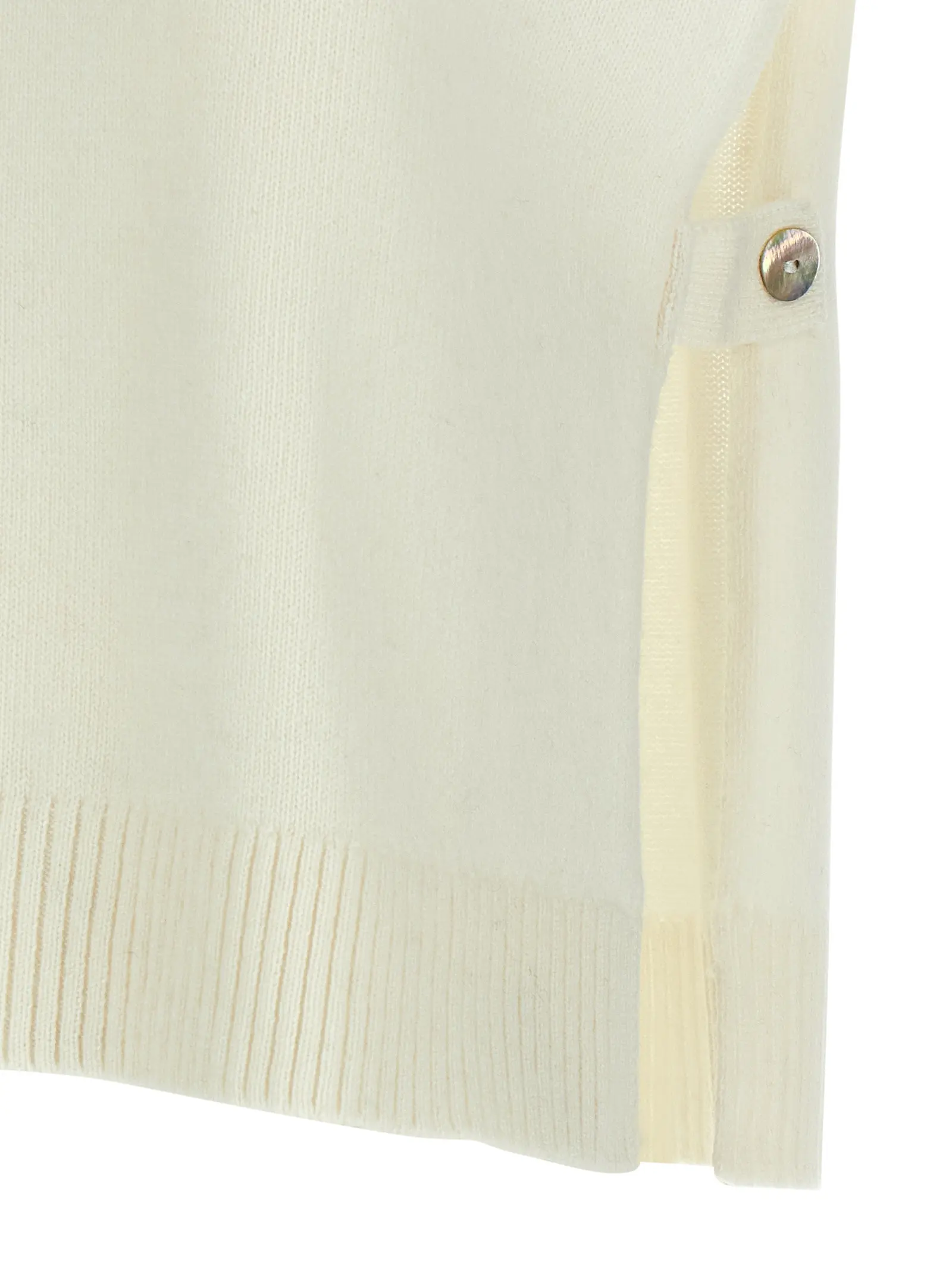 Жилет Be You Benedicta білий 4 'Benedicta' vest 100% cashmere BE YOU White