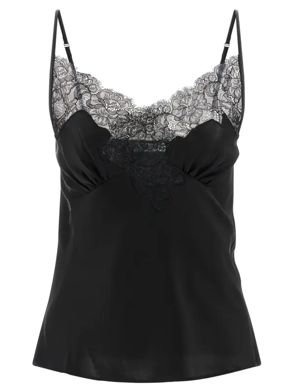 'Signature Lace' top VAILLANT Black